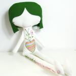 Ermelinda linen doll * hand..