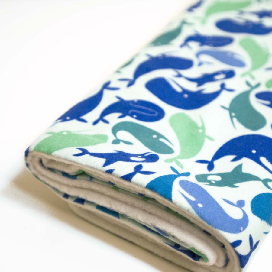 soft baby blanket * blue