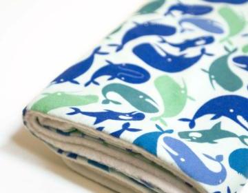 soft baby blanket * blue